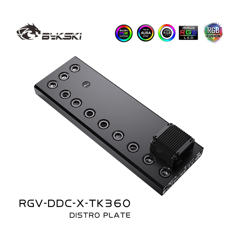 Bykski Acrylic Distro Plate /  - Distro Plate Ddc Pump Combo review and price