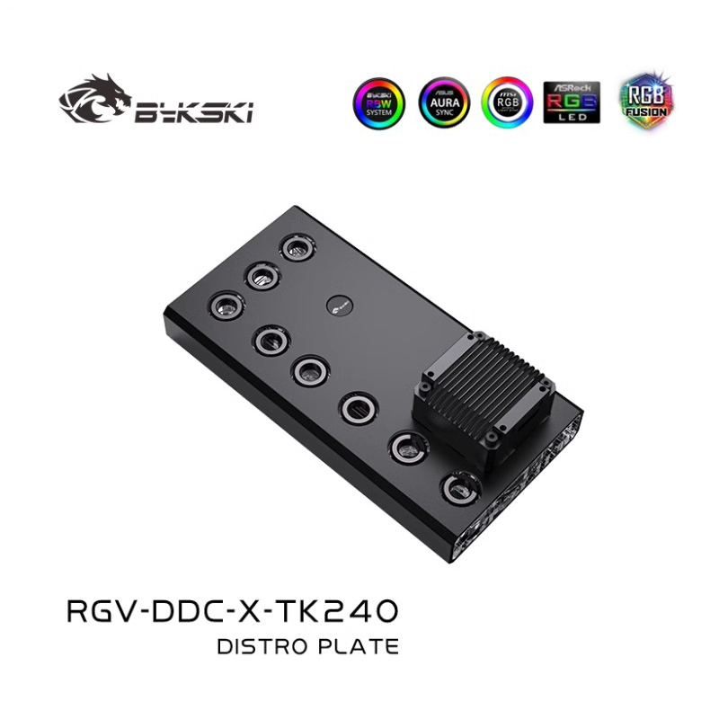 Bykski Acrylic Distro Plate /  - Distro Plate Ddc Pump Combo review and price