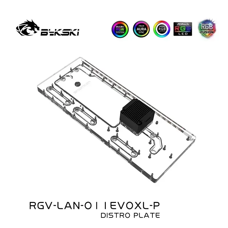 Bykski Acrylic Distro Plate /B - Distro Plate Ddc Pump Combo review and price